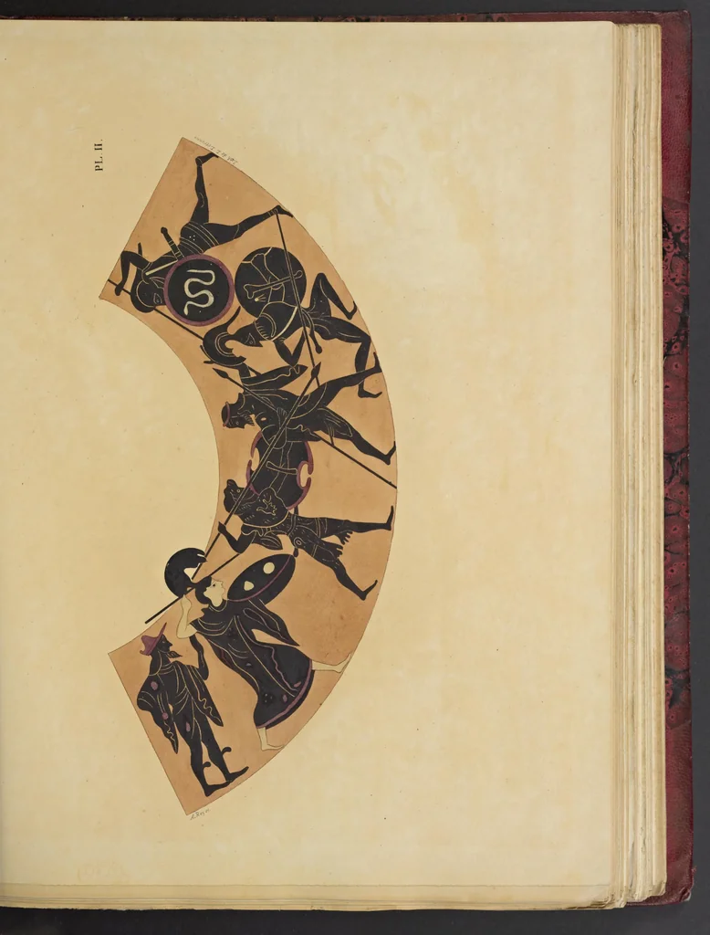 An illustration from Élite des monuments céramographiques; matériaux pour l'histoire des religions et des moeurs de l'antiquité;, 1844, leaf 452