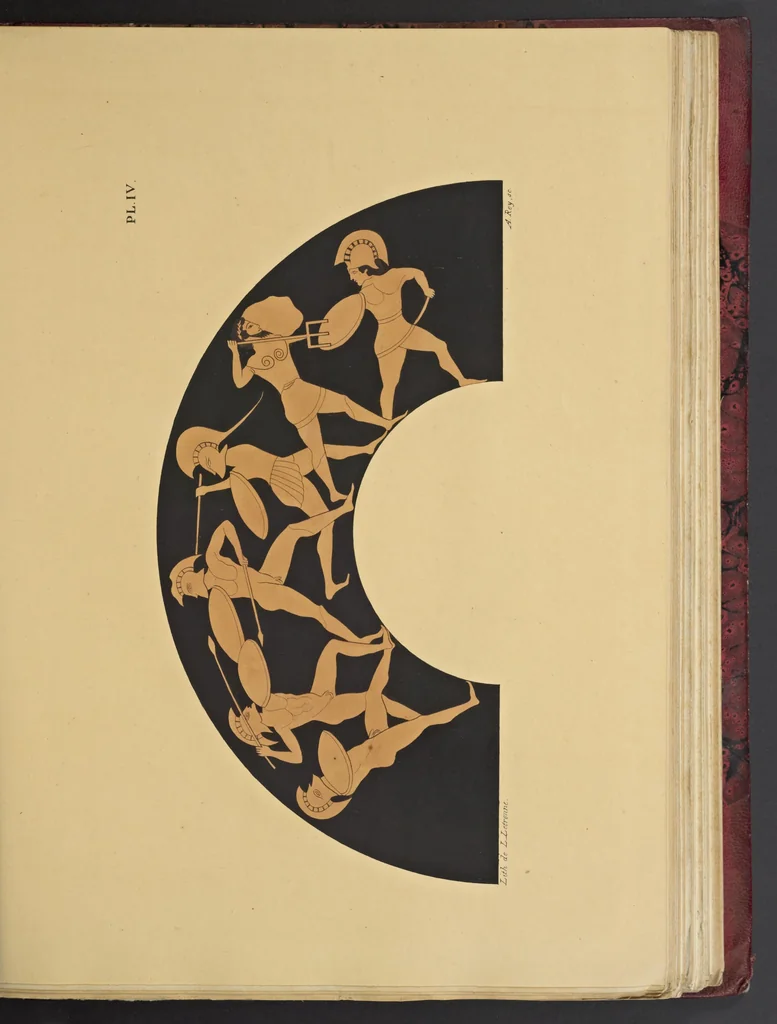 An illustration from Élite des monuments céramographiques; matériaux pour l'histoire des religions et des moeurs de l'antiquité;, 1844, leaf 456