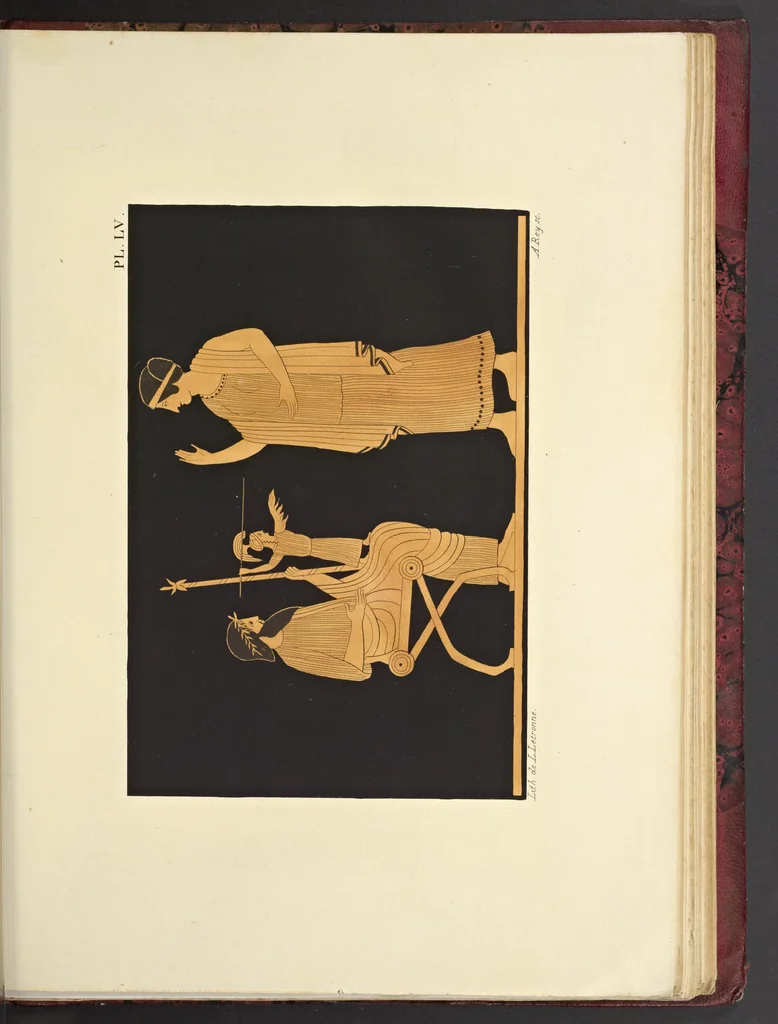 An illustration from Élite des monuments céramographiques; matériaux pour l'histoire des religions et des moeurs de l'antiquité;, 1844, leaf 558