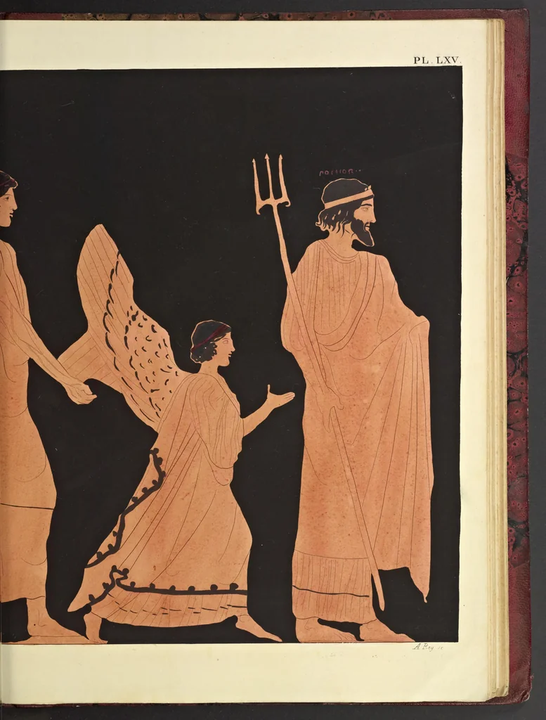 An illustration from Élite des monuments céramographiques; matériaux pour l'histoire des religions et des moeurs de l'antiquité;, 1844, leaf 584