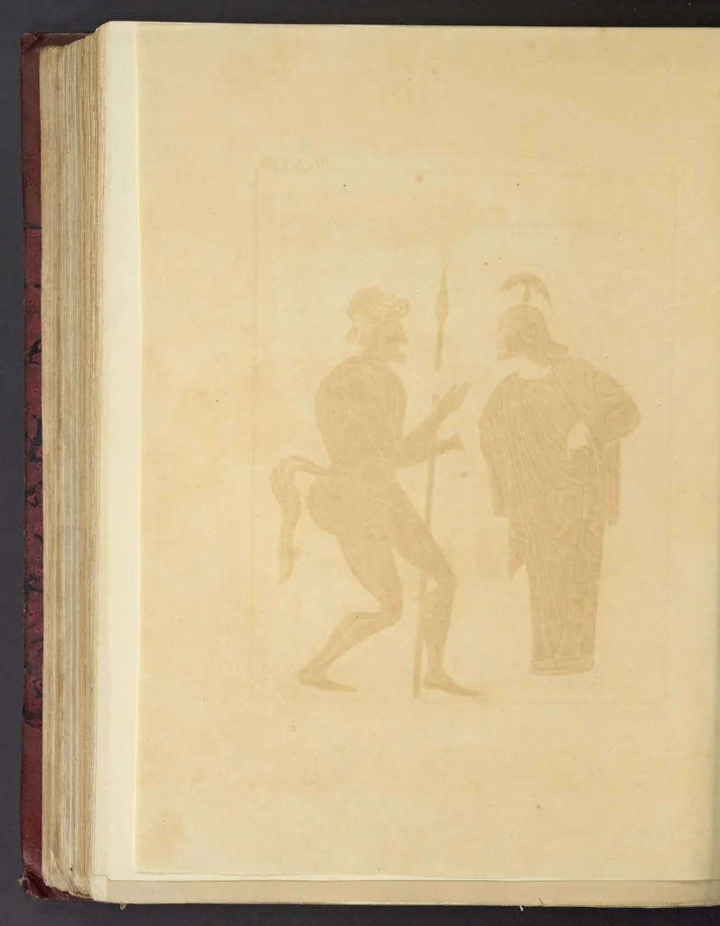 An illustration from Élite des monuments céramographiques; matériaux pour l'histoire des religions et des moeurs de l'antiquité;, 1844, leaf 605