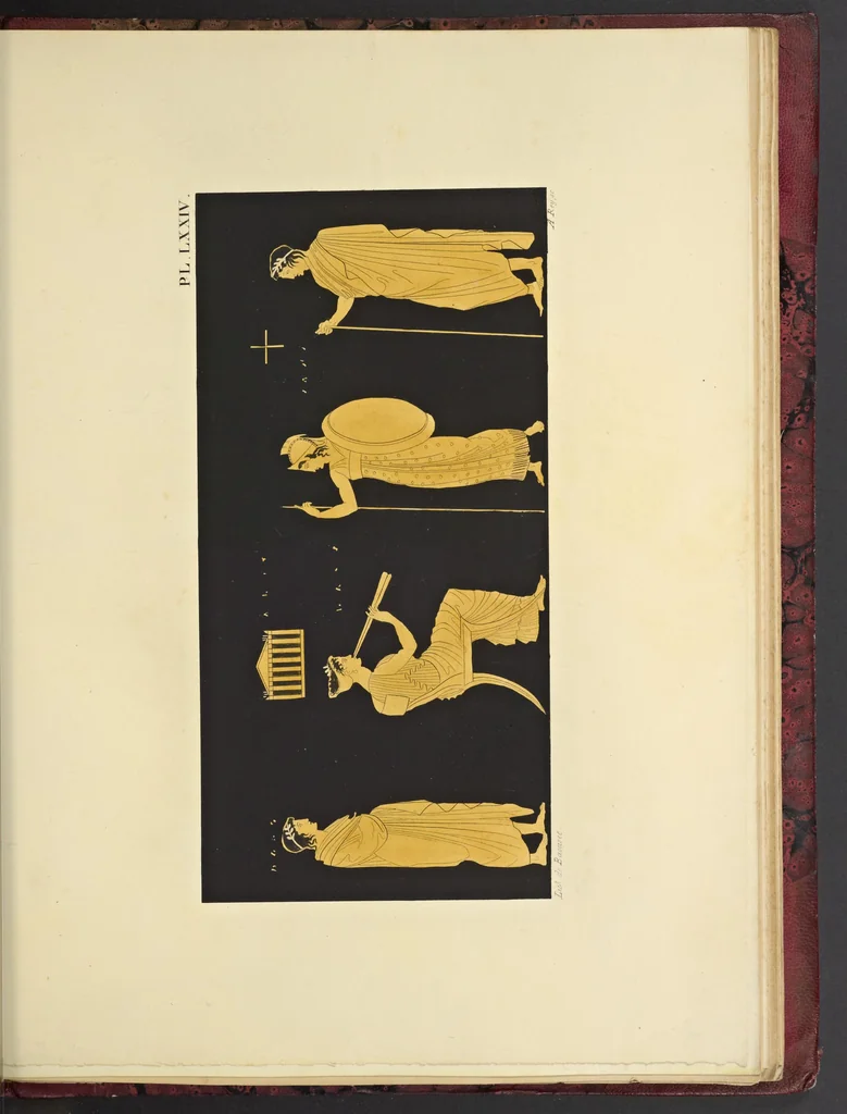 An illustration from Élite des monuments céramographiques; matériaux pour l'histoire des religions et des moeurs de l'antiquité;, 1844, leaf 608