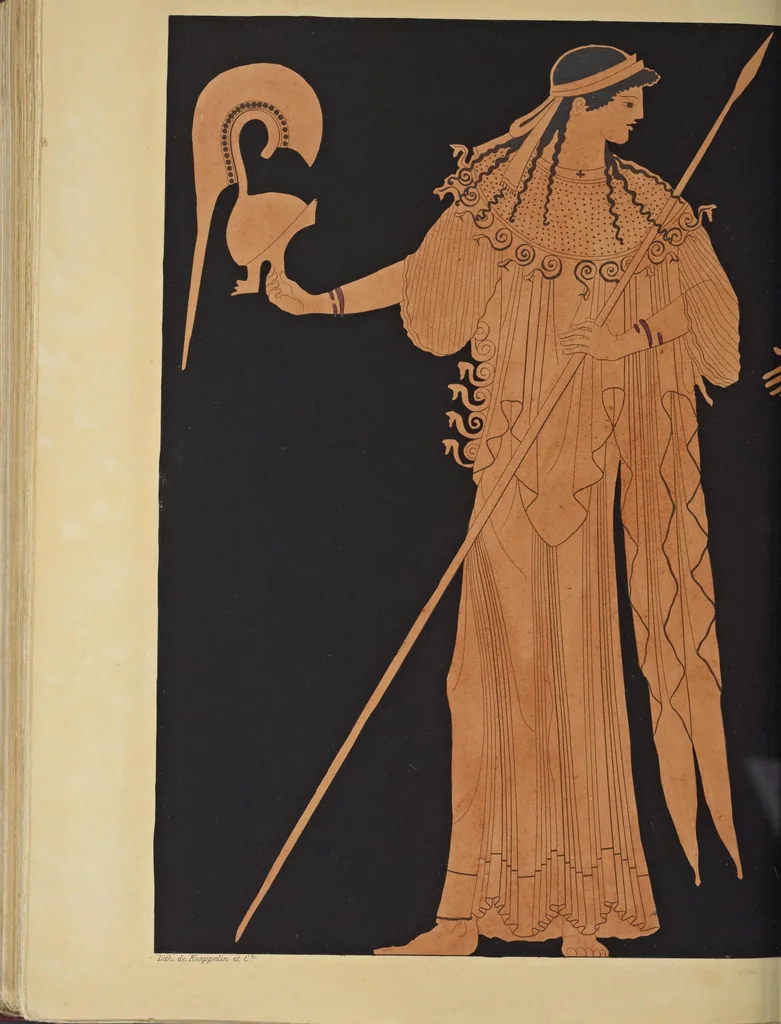 An illustration from Élite des monuments céramographiques; matériaux pour l'histoire des religions et des moeurs de l'antiquité;, 1844, leaf 613