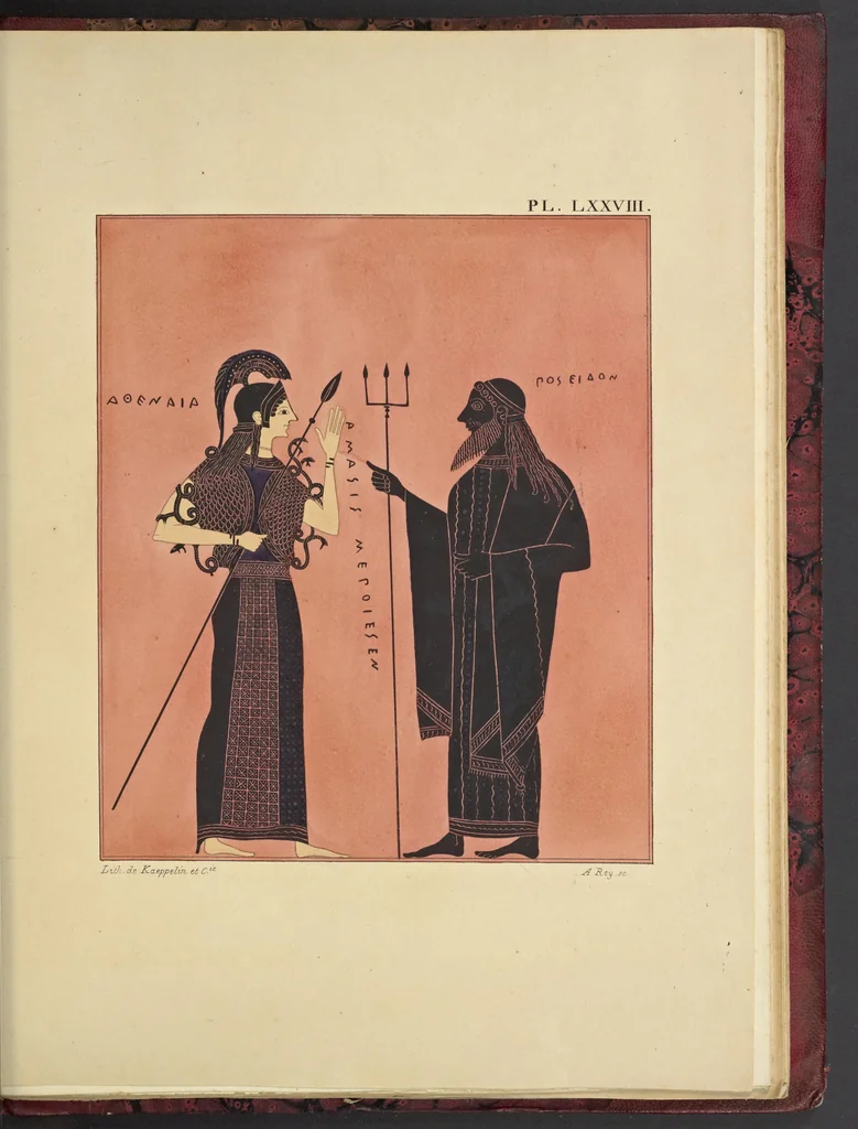 An illustration from Élite des monuments céramographiques; matériaux pour l'histoire des religions et des moeurs de l'antiquité;, 1844, leaf 620