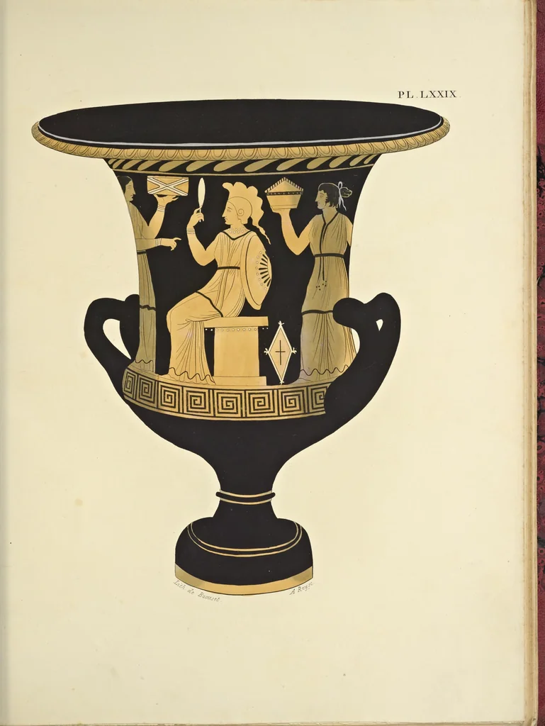 An illustration from Élite des monuments céramographiques; matériaux pour l'histoire des religions et des moeurs de l'antiquité;, 1844, leaf 622