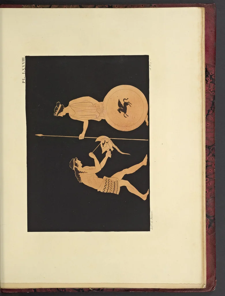 An illustration from Élite des monuments céramographiques; matériaux pour l'histoire des religions et des moeurs de l'antiquité;, 1844, leaf 628