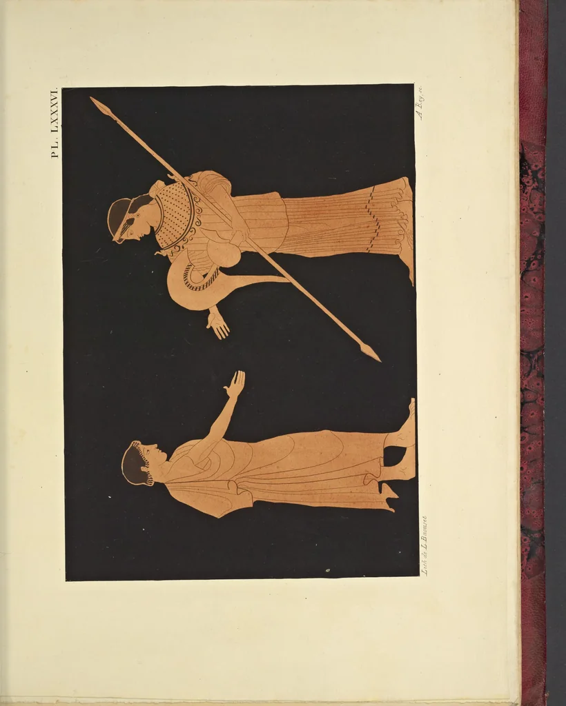 An illustration from Élite des monuments céramographiques; matériaux pour l'histoire des religions et des moeurs de l'antiquité;, 1844, leaf 642