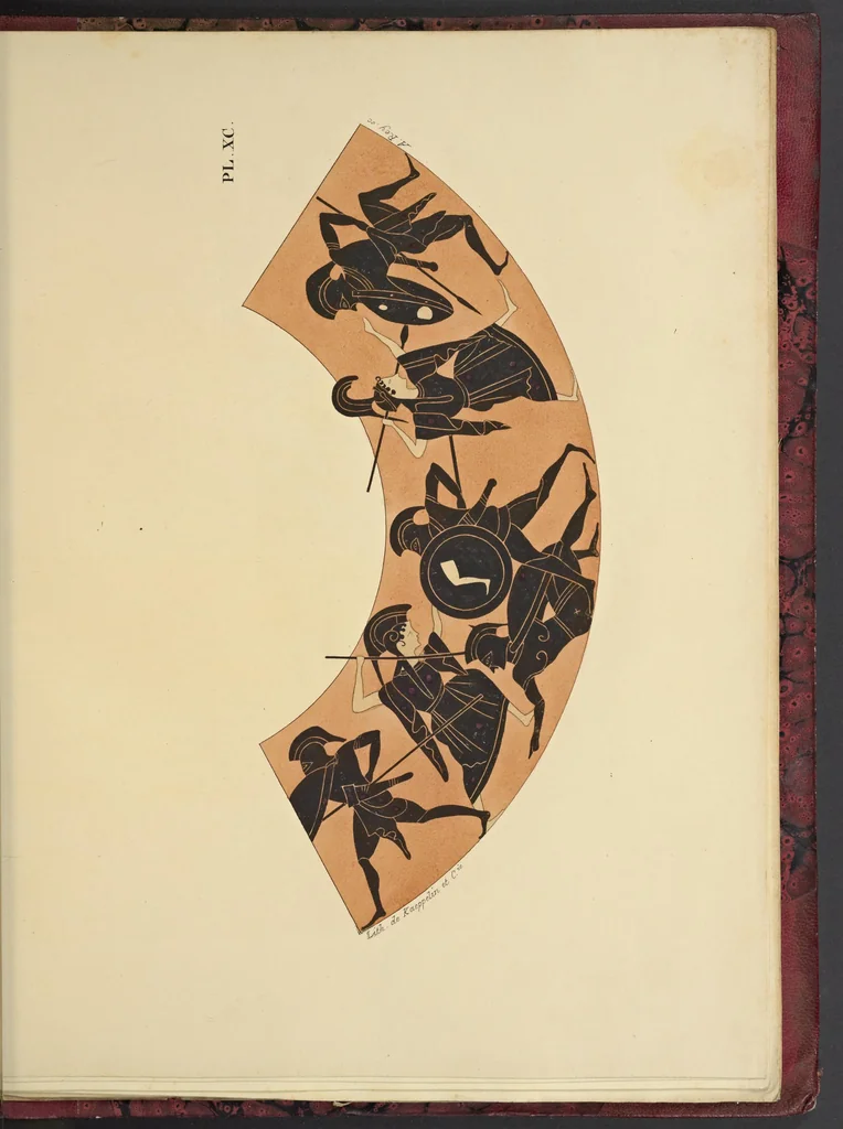 An illustration from Élite des monuments céramographiques; matériaux pour l'histoire des religions et des moeurs de l'antiquité;, 1844, leaf 650