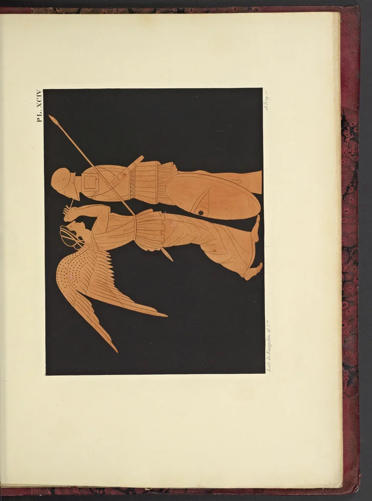 An illustration from Élite des monuments céramographiques; matériaux pour l'histoire des religions et des moeurs de l'antiquité;, 1844, leaf 656