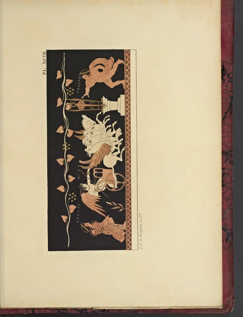 An illustration from Élite des monuments céramographiques; matériaux pour l'histoire des religions et des moeurs de l'antiquité;, 1844, leaf 660