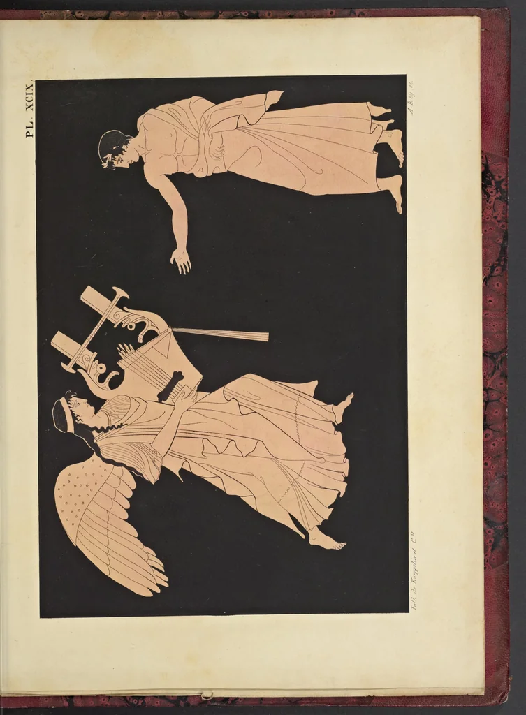 An illustration from Élite des monuments céramographiques; matériaux pour l'histoire des religions et des moeurs de l'antiquité;, 1844, leaf 664