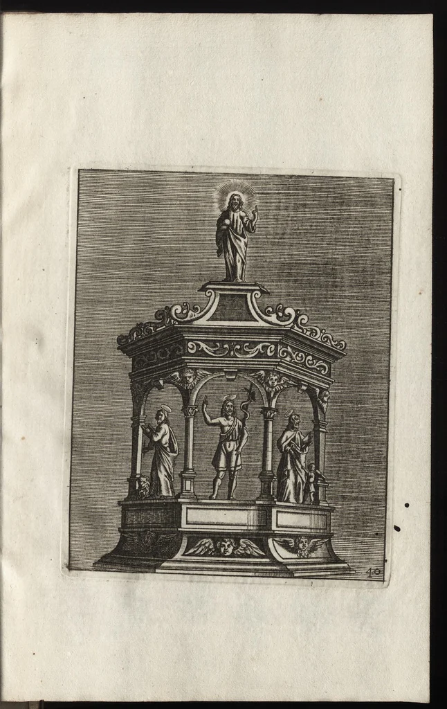 An illustration from Neues Zieratenbuch, den Schreinern, Tischlern oder Küstlern und Bildhauer[n] sehr dienstlich, 1650, leaf 86