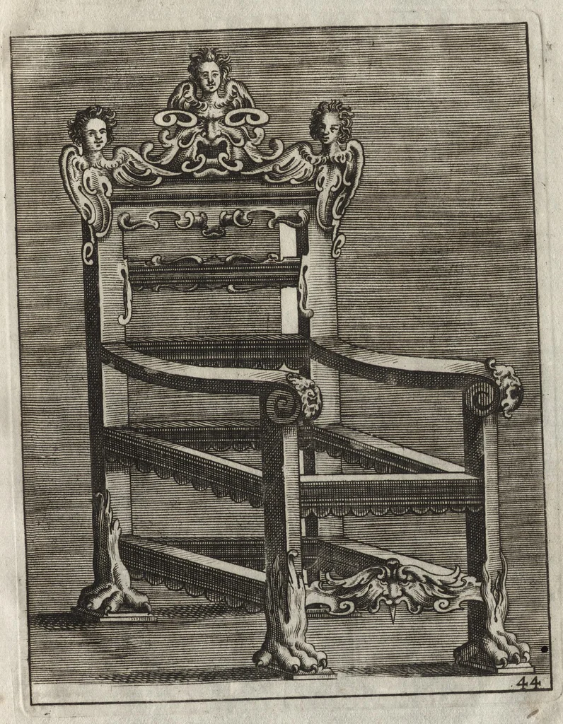 An illustration from Neues Zieratenbuch, den Schreinern, Tischlern oder Küstlern und Bildhauer[n] sehr dienstlich, 1650, leaf 94