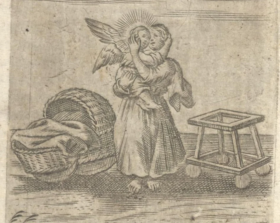 An illustration from Pia desideria : tribus libris comprehensa, 1694, leaf 109