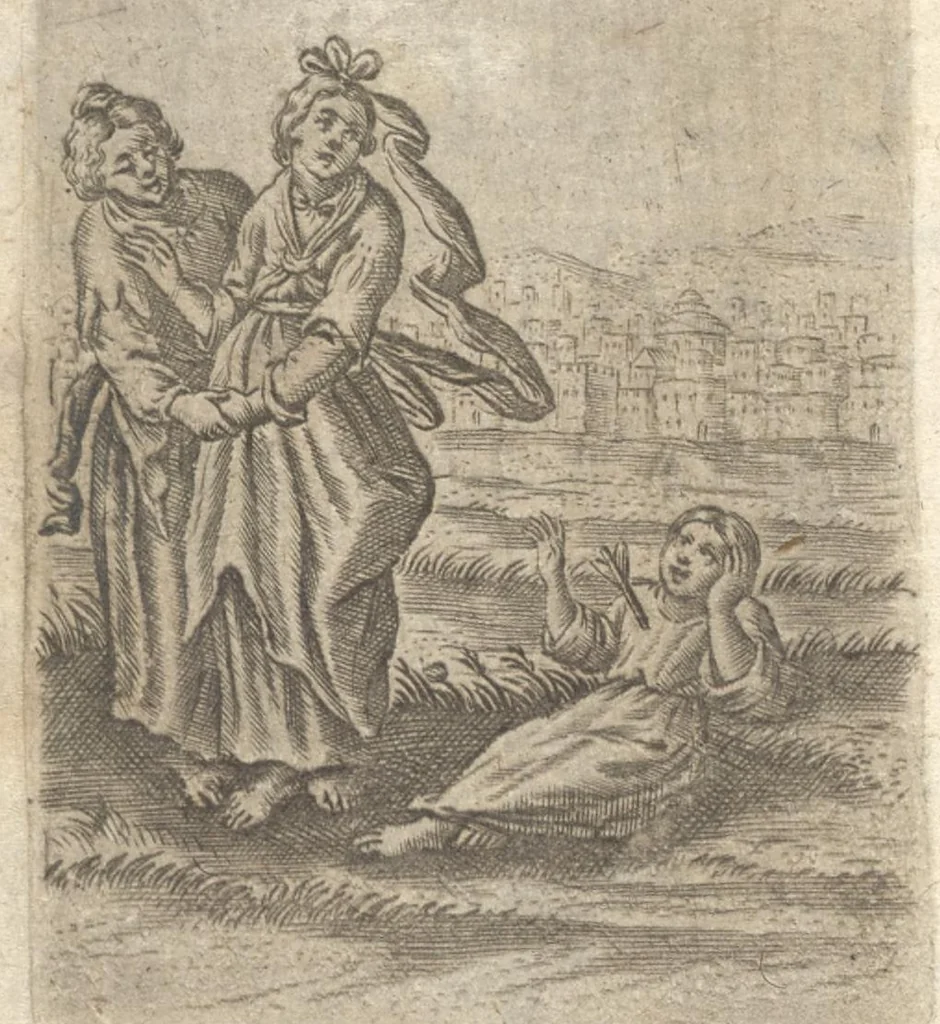 An illustration from Pia desideria : tribus libris comprehensa, 1694, leaf 137