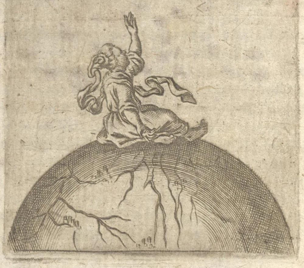 An illustration from Pia desideria : tribus libris comprehensa, 1694, leaf 153