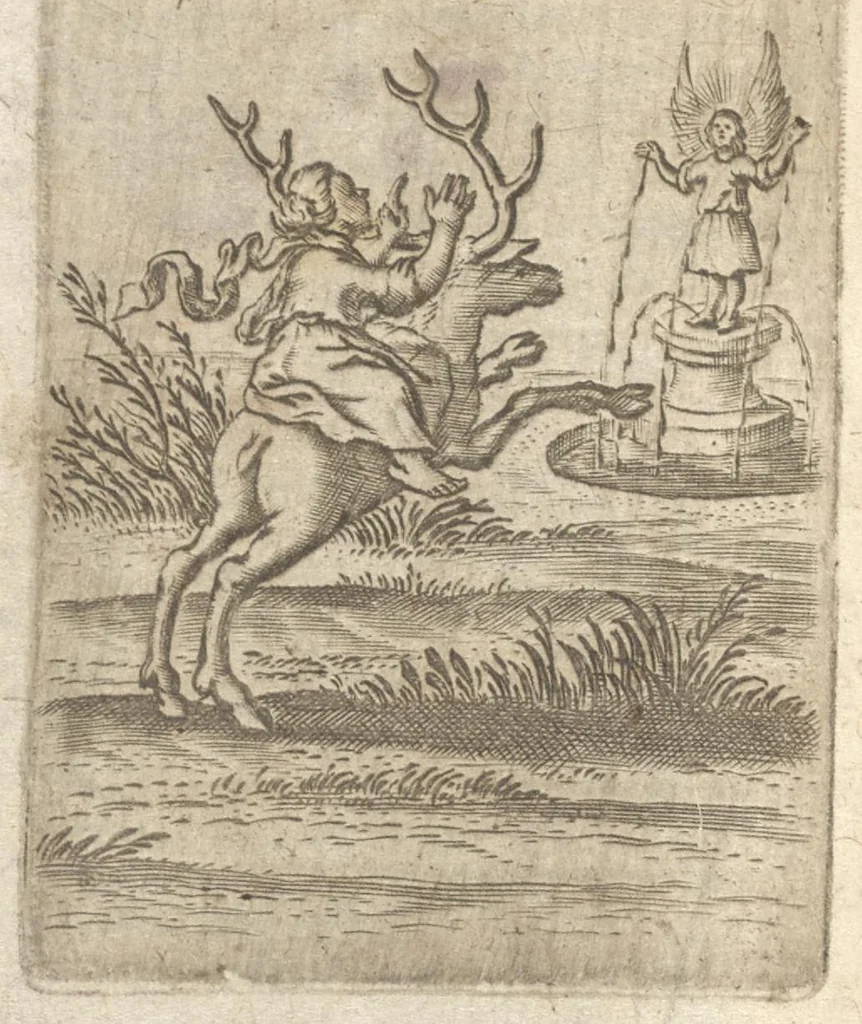 An illustration from Pia desideria : tribus libris comprehensa, 1694, leaf 173