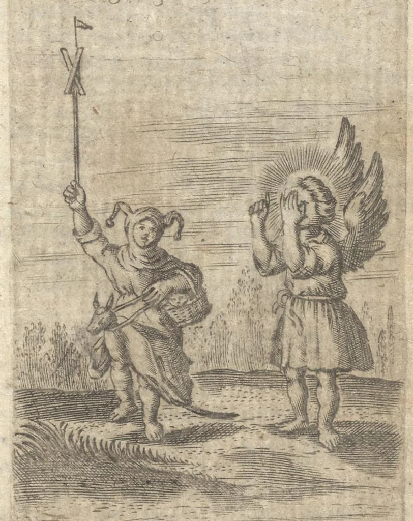An illustration from Pia desideria : tribus libris comprehensa, 1694, leaf 32