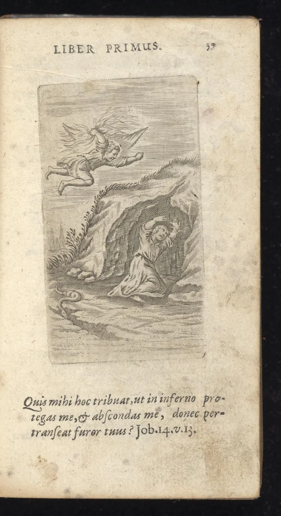 An illustration from Pia desideria : tribus libris comprehensa, 1694, leaf 66