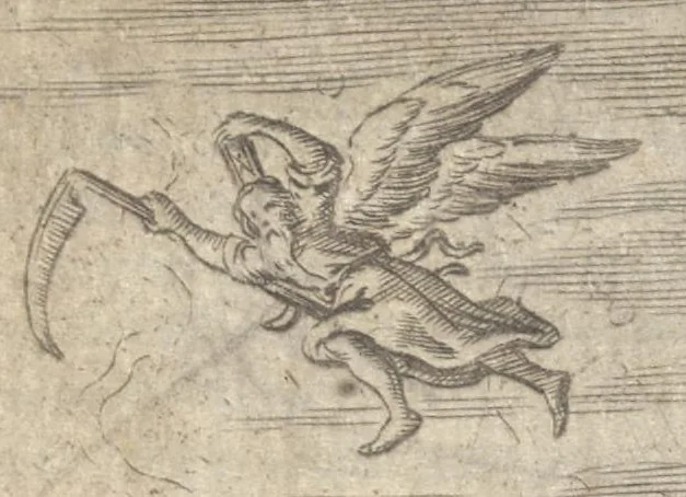 An illustration from Pia desideria : tribus libris comprehensa, 1694, leaf 76