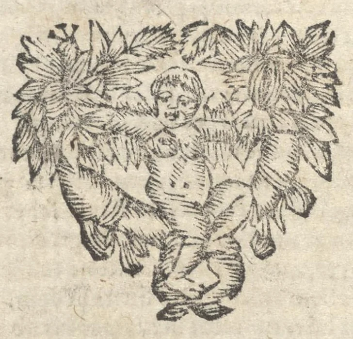An illustration from Pia desideria : tribus libris comprehensa, 1694, leaf 91