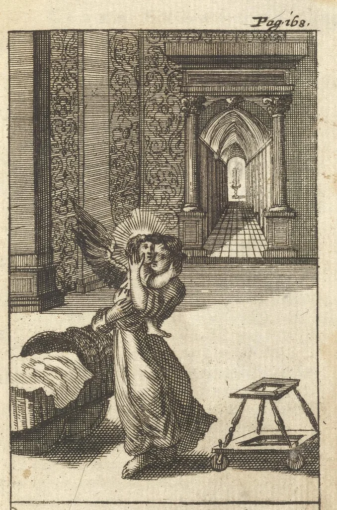 An illustration from Pia desideria : tribus libris comprehensa, 1657, leaf 226