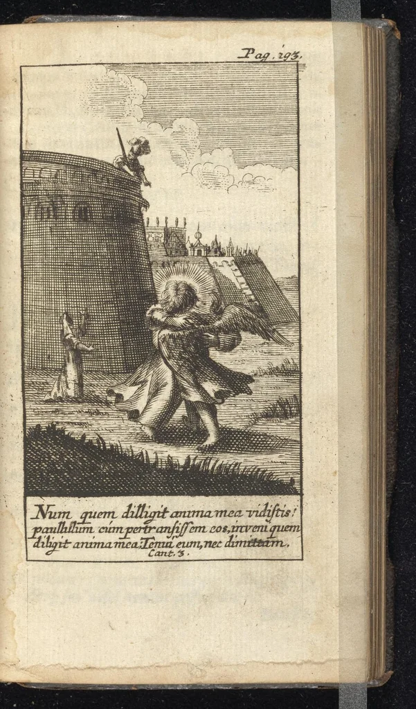 An illustration from Pia desideria : tribus libris comprehensa, 1657, leaf 256