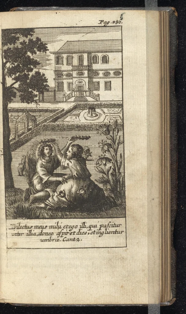 An illustration from Pia desideria : tribus libris comprehensa, 1657, leaf 312