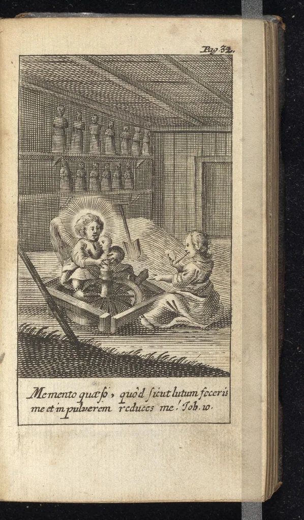 An illustration from Pia desideria : tribus libris comprehensa, 1657, leaf 56