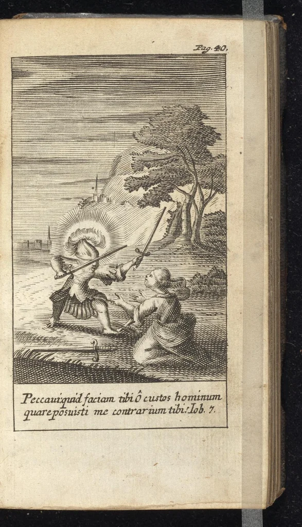 An illustration from Pia desideria : tribus libris comprehensa, 1657, leaf 66