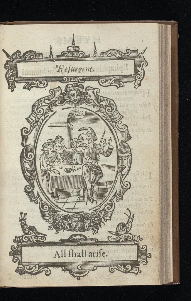 An illustration from Kalendarium humanae vitae = The Kalender of mans life, 1638, leaf 150