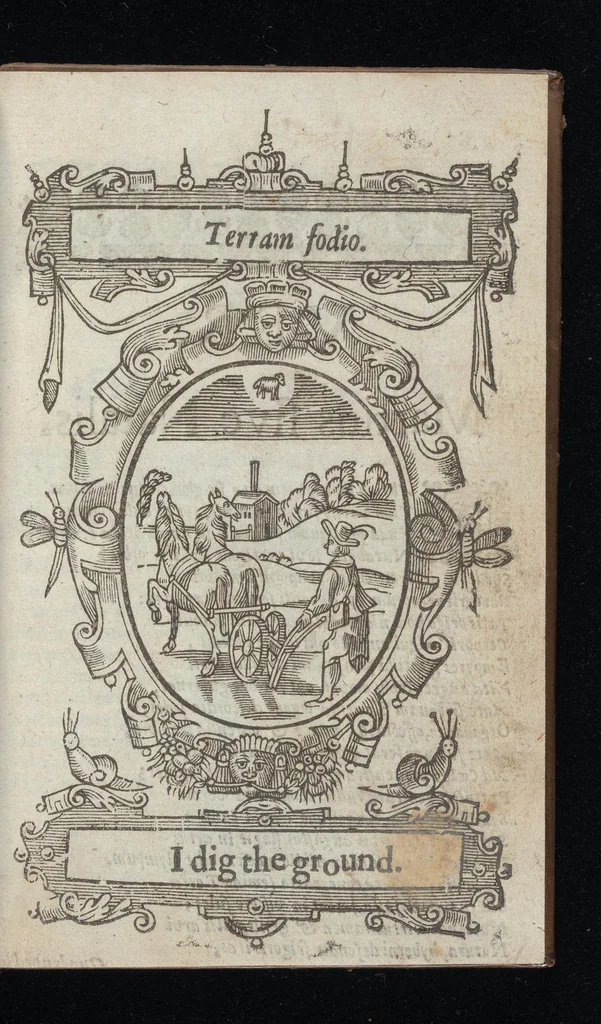 An illustration from Kalendarium humanae vitae = The Kalender of mans life, 1638, leaf 20