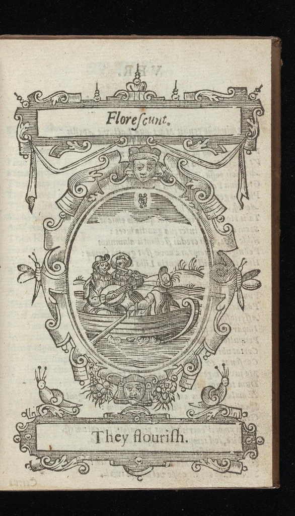 An illustration from Kalendarium humanae vitae = The Kalender of mans life, 1638, leaf 38