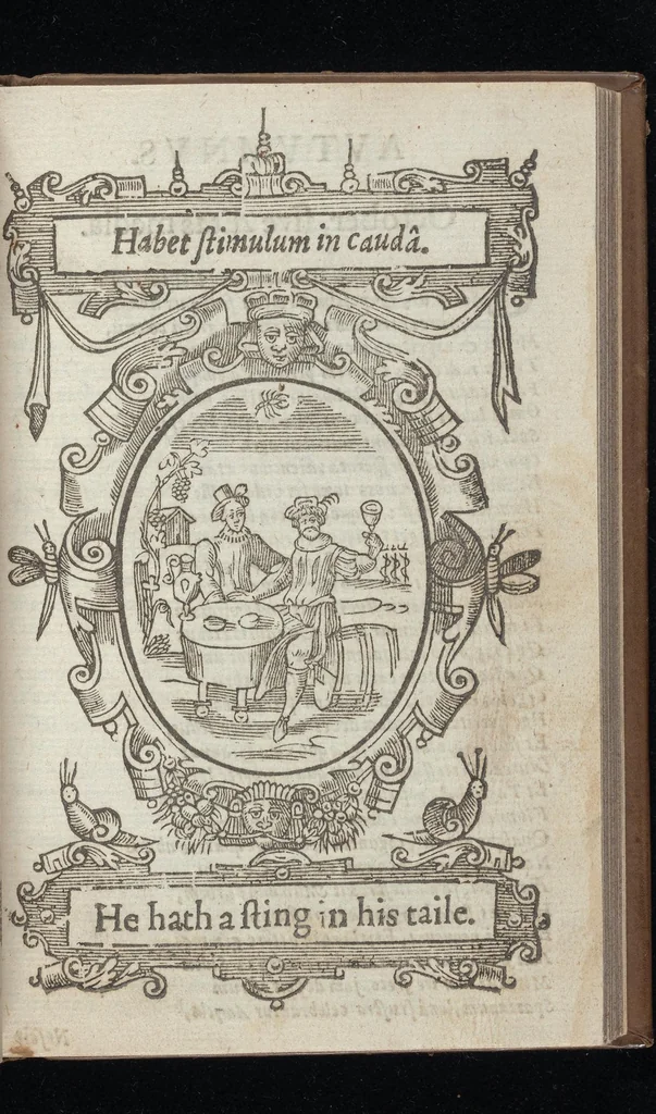 An illustration from Kalendarium humanae vitae = The Kalender of mans life, 1638, leaf 94