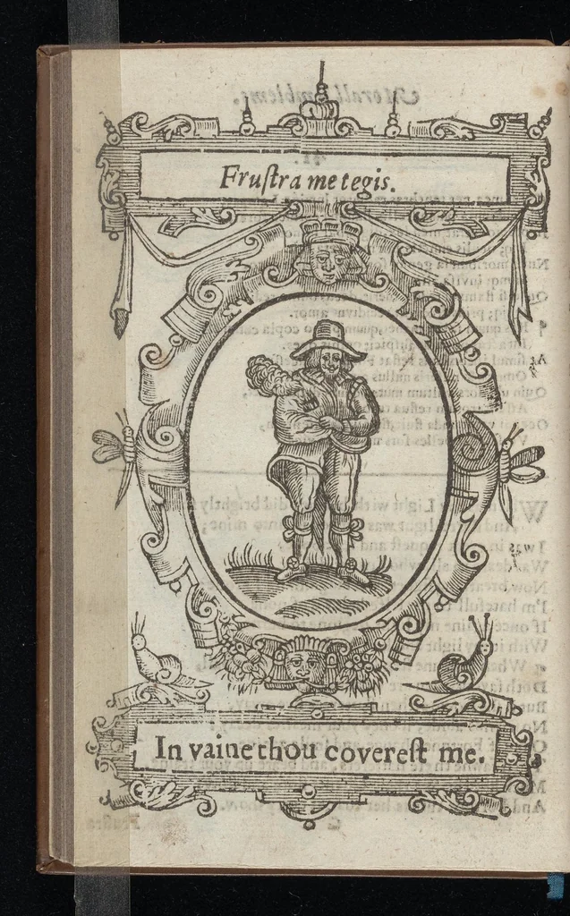 An illustration from Lychnocausia, siue, Moralia facum emblemata = Lights, morall emblems, 1638, leaf 101