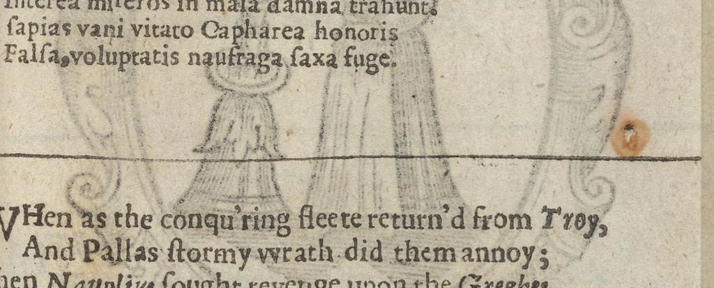 An illustration from Lychnocausia, siue, Moralia facum emblemata = Lights, morall emblems, 1638, leaf 106
