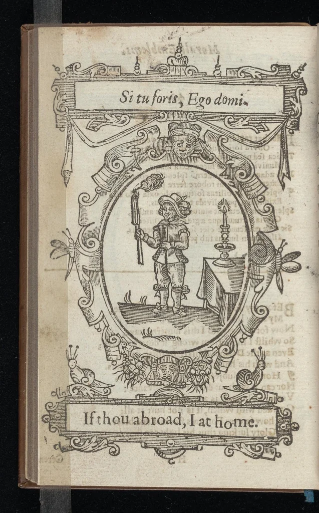 An illustration from Lychnocausia, siue, Moralia facum emblemata = Lights, morall emblems, 1638, leaf 117