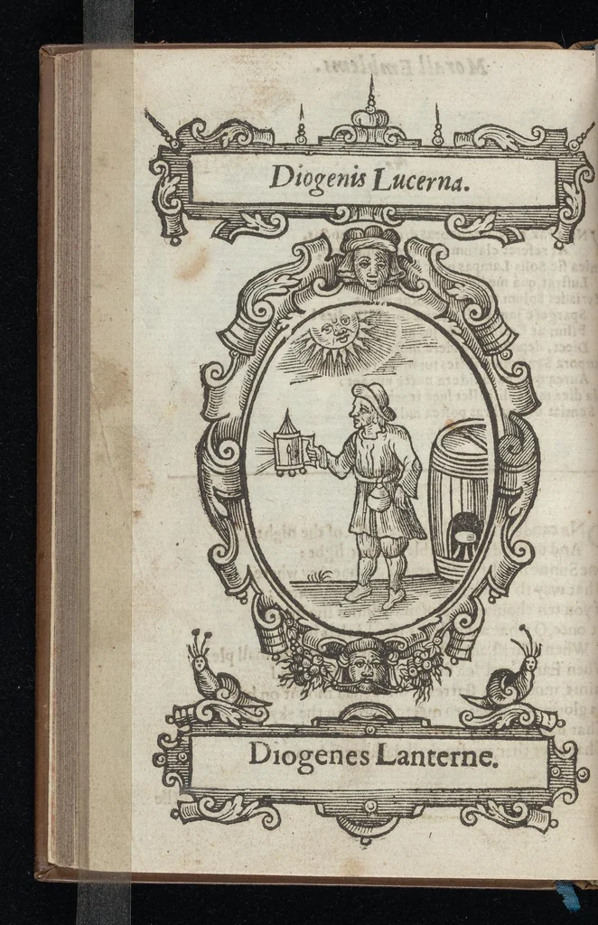 An illustration from Lychnocausia, siue, Moralia facum emblemata = Lights, morall emblems, 1638, leaf 27