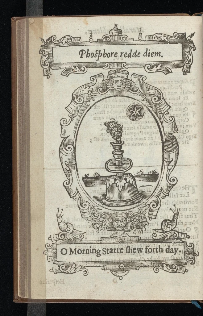 An illustration from Lychnocausia, siue, Moralia facum emblemata = Lights, morall emblems, 1638, leaf 51