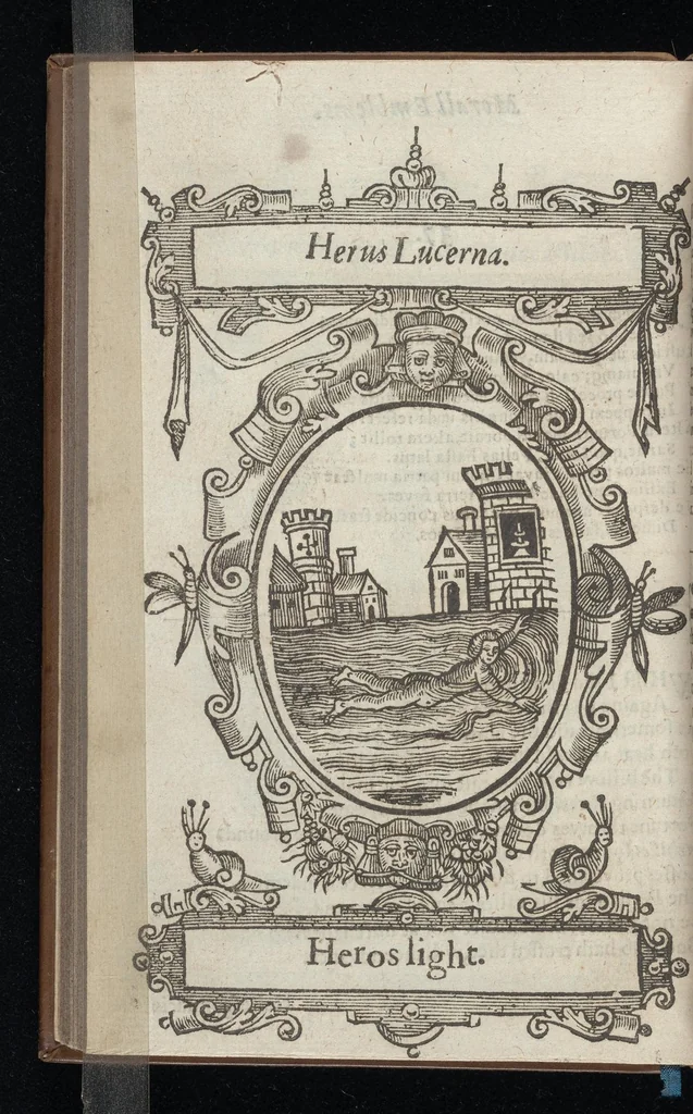 An illustration from Lychnocausia, siue, Moralia facum emblemata = Lights, morall emblems, 1638, leaf 93