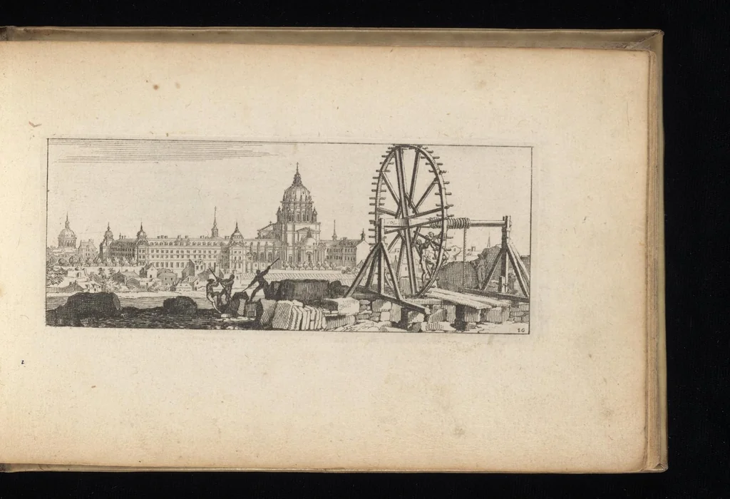 An illustration from Veues de plusieurs petis endrois des fauxbourgs de Paris, 1695, leaf 20
