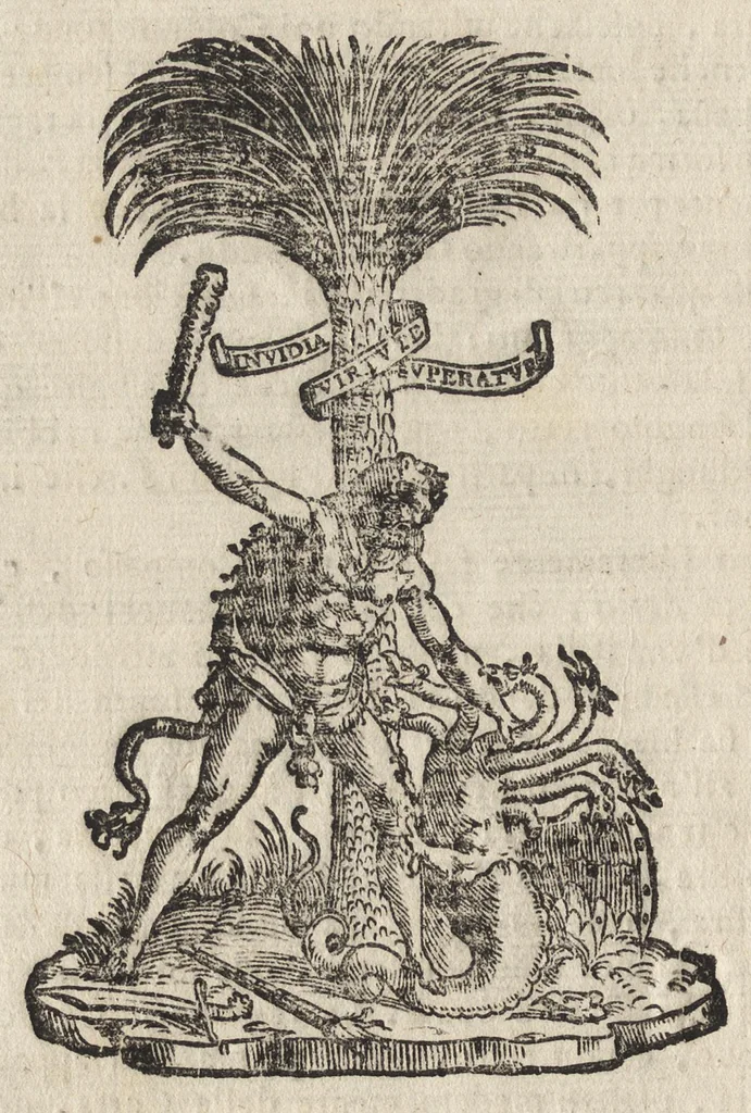 An illustration from Paradossi per pratticare la prospettiva senza saperla, fiori, per facilitare l'intelligenza, frutti, per non operare alla cieca. Cognitioni necessarie à pittori, scultori, architetti, ed à qualunque si diletta di disegno, 1683, leaf 159