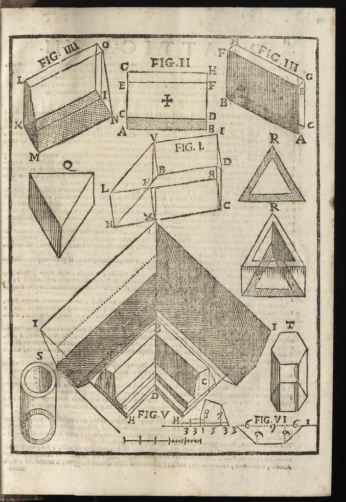 An illustration from Paradossi per pratticare la prospettiva senza saperla, fiori, per facilitare l'intelligenza, frutti, per non operare alla cieca. Cognitioni necessarie à pittori, scultori, architetti, ed à qualunque si diletta di disegno, 1683, leaf 168