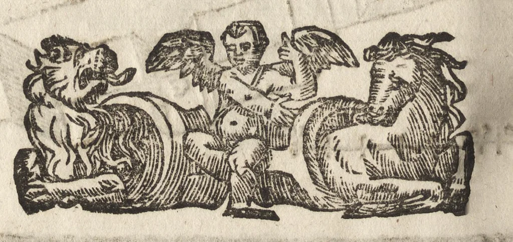 An illustration from Paradossi per pratticare la prospettiva senza saperla, fiori, per facilitare l'intelligenza, frutti, per non operare alla cieca. Cognitioni necessarie à pittori, scultori, architetti, ed à qualunque si diletta di disegno, 1683, leaf 191
