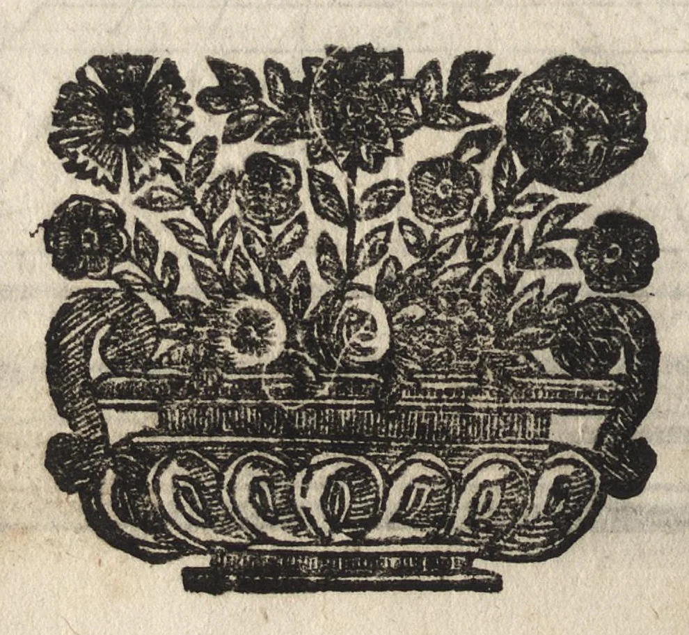 An illustration from Paradossi per pratticare la prospettiva senza saperla, fiori, per facilitare l'intelligenza, frutti, per non operare alla cieca. Cognitioni necessarie à pittori, scultori, architetti, ed à qualunque si diletta di disegno, 1683, leaf 43