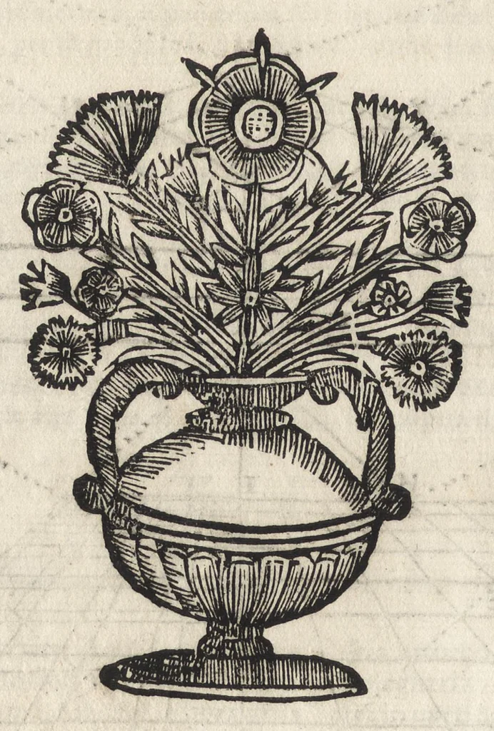 An illustration from Paradossi per pratticare la prospettiva senza saperla, fiori, per facilitare l'intelligenza, frutti, per non operare alla cieca. Cognitioni necessarie à pittori, scultori, architetti, ed à qualunque si diletta di disegno, 1683, leaf 77