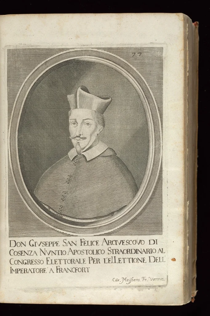 An illustration from Historia di Leopoldo Cesare : continente le cose più memorabili successe in Europa, dal 1656 sino al 1670, 1670, leaf 116