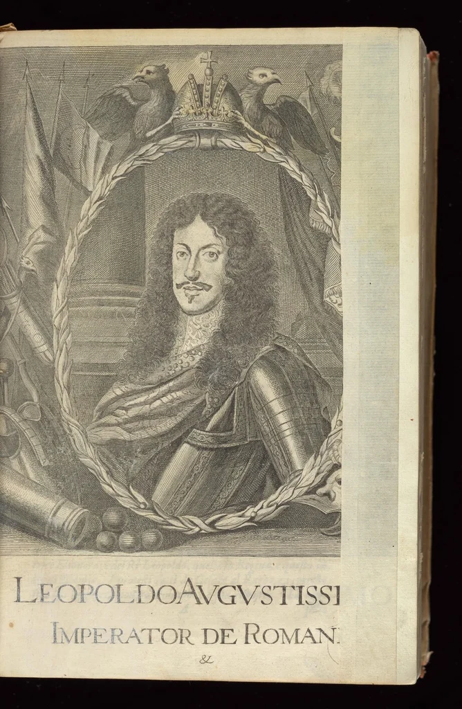An illustration from Historia di Leopoldo Cesare : continente le cose più memorabili successe in Europa, dal 1656 sino al 1670, 1670, leaf 18