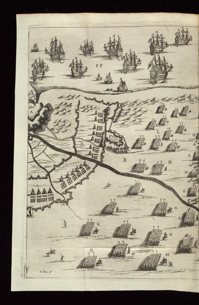An illustration from Historia di Leopoldo Cesare : continente le cose più memorabili successe in Europa, dal 1656 sino al 1670, 1670, leaf 373