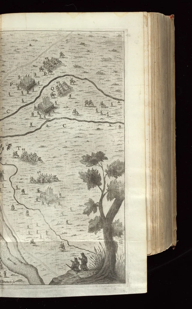 An illustration from Historia di Leopoldo Cesare : continente le cose più memorabili successe in Europa, dal 1656 sino al 1670, 1670, leaf 422